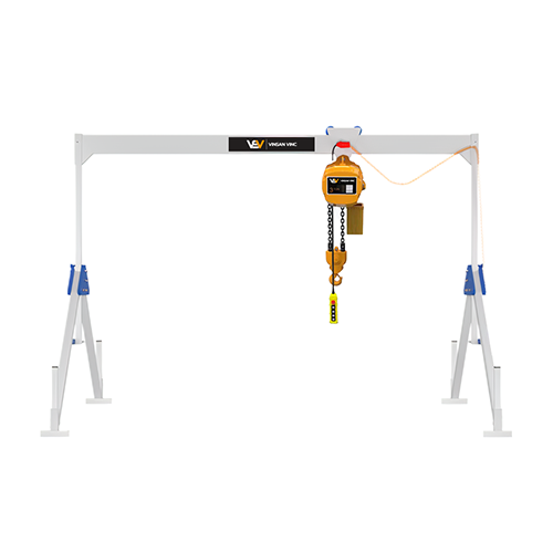 Manuel Yürüyüş Alüminyum Portal Vinç