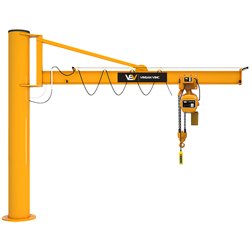 Ekonomik Yere Monteli Kolon Tipi  Pergel Vinç