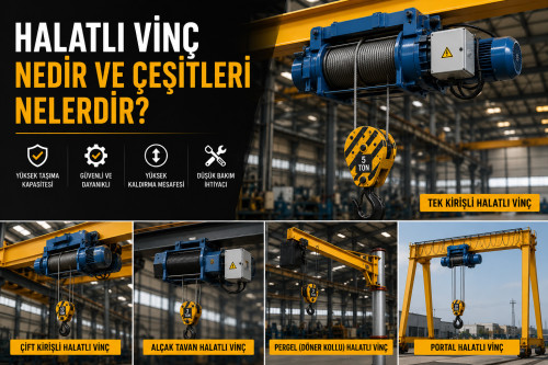 Halatlı Vinç Nedir ve Çeşitleri Nelerdir?