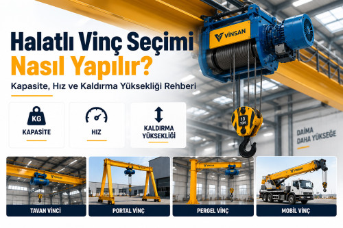 Halatlı Vinç Seçimi Nasıl Yapılır? Kapasite, Hız ve Kaldırma Yüksekliği Rehberi
